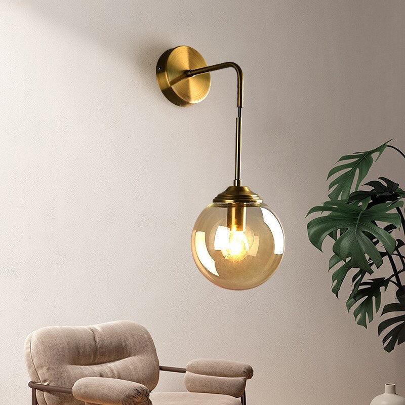 Shiny Nordic Globe Wall Lamp