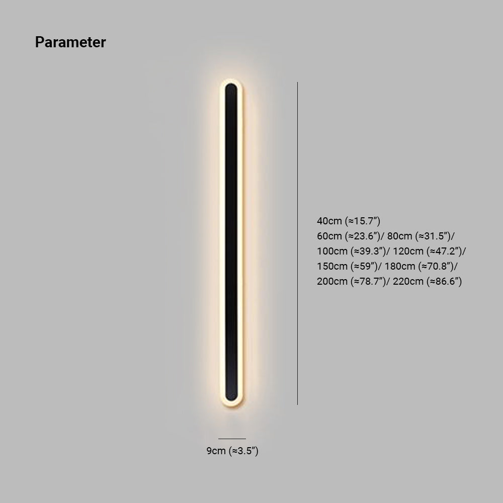 Edge Minimalist Metal Linear IP65 WaterProof Outdoor Lamp