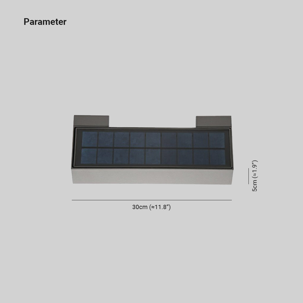 Modern Solar IP65 Waterproof Outdoor Wall Lamp