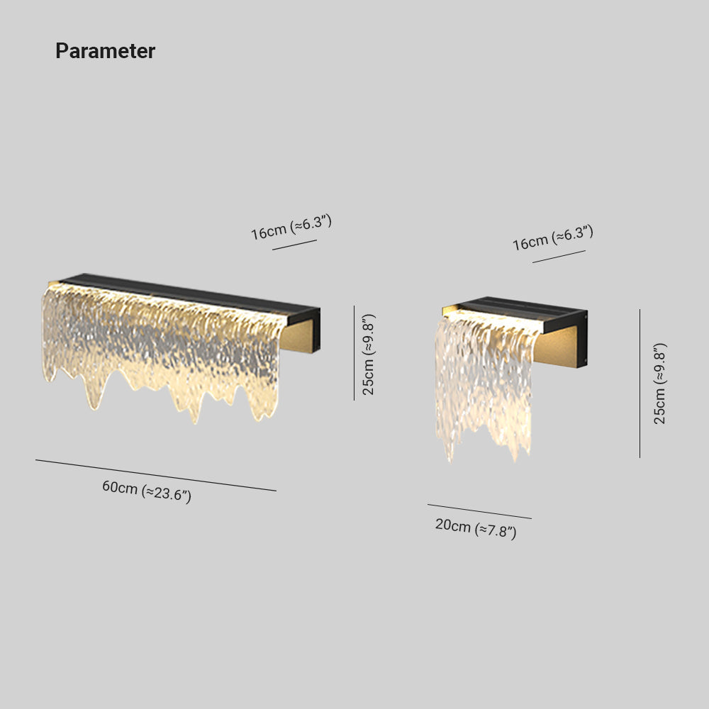 Isaac Modern Minimalist Wasserfall IP65 Wasserdicht Außenleuchte