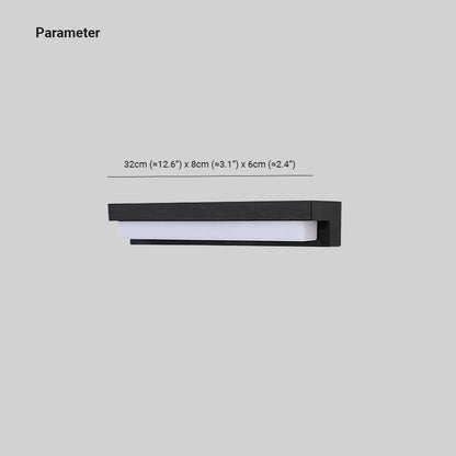 Minimalist Solar Linear Acrylic IP65 Waterproof Outdoor Lamp