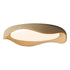 Nami travertine wave ceiling light