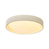 Hida cream fluted ceiling light