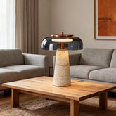 Hotaru lamp on a coffee table