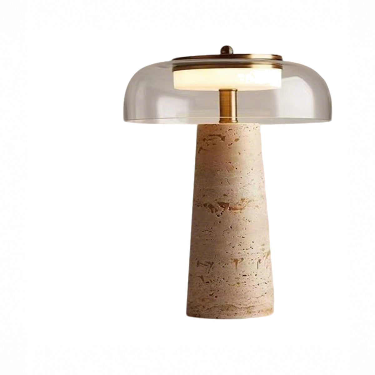 Hotaru lamp with clear glass