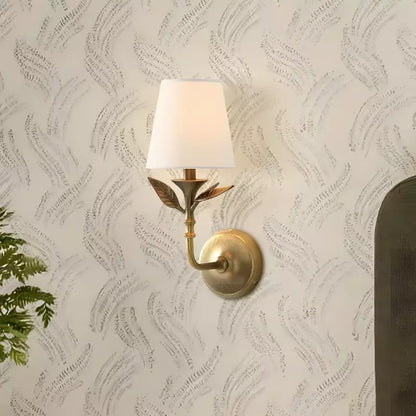 Antique Brass Rustic Forged Wall Light