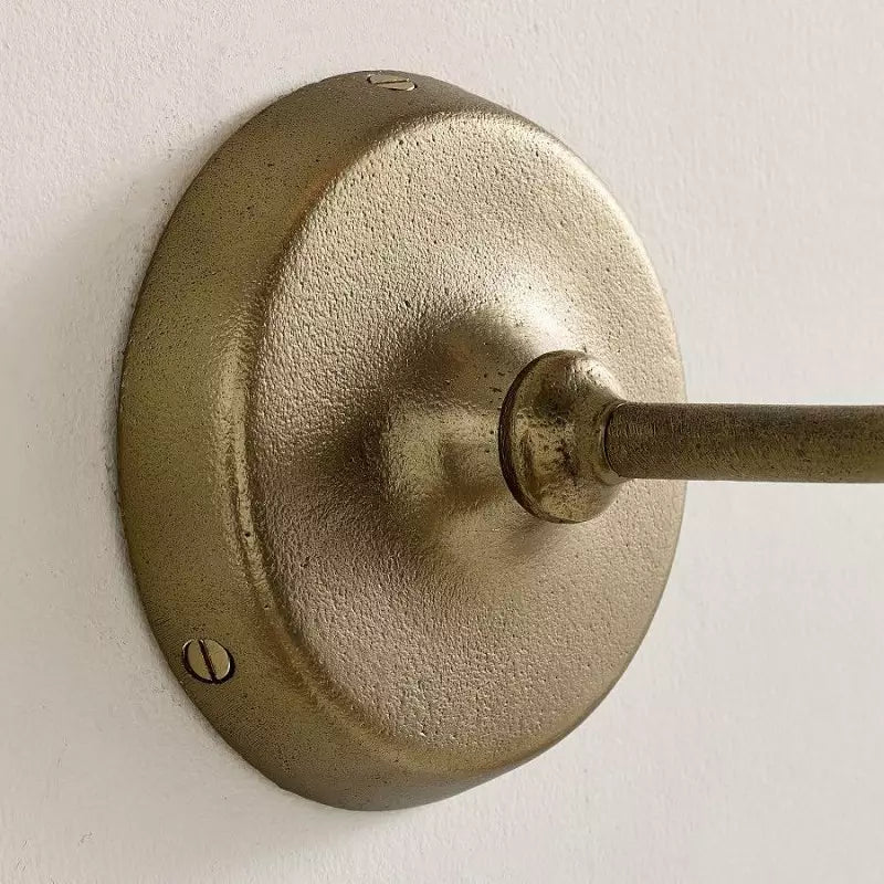 Antique Brass Rustic Forged Wall Light