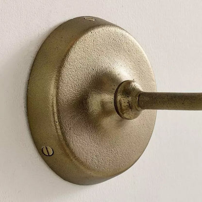 Antique Brass Rustic Forged Wall Light