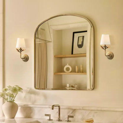 Antique Brass Rustic Forged Wall Light