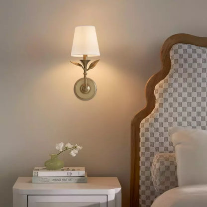 Antique Brass Rustic Forged Wall Light