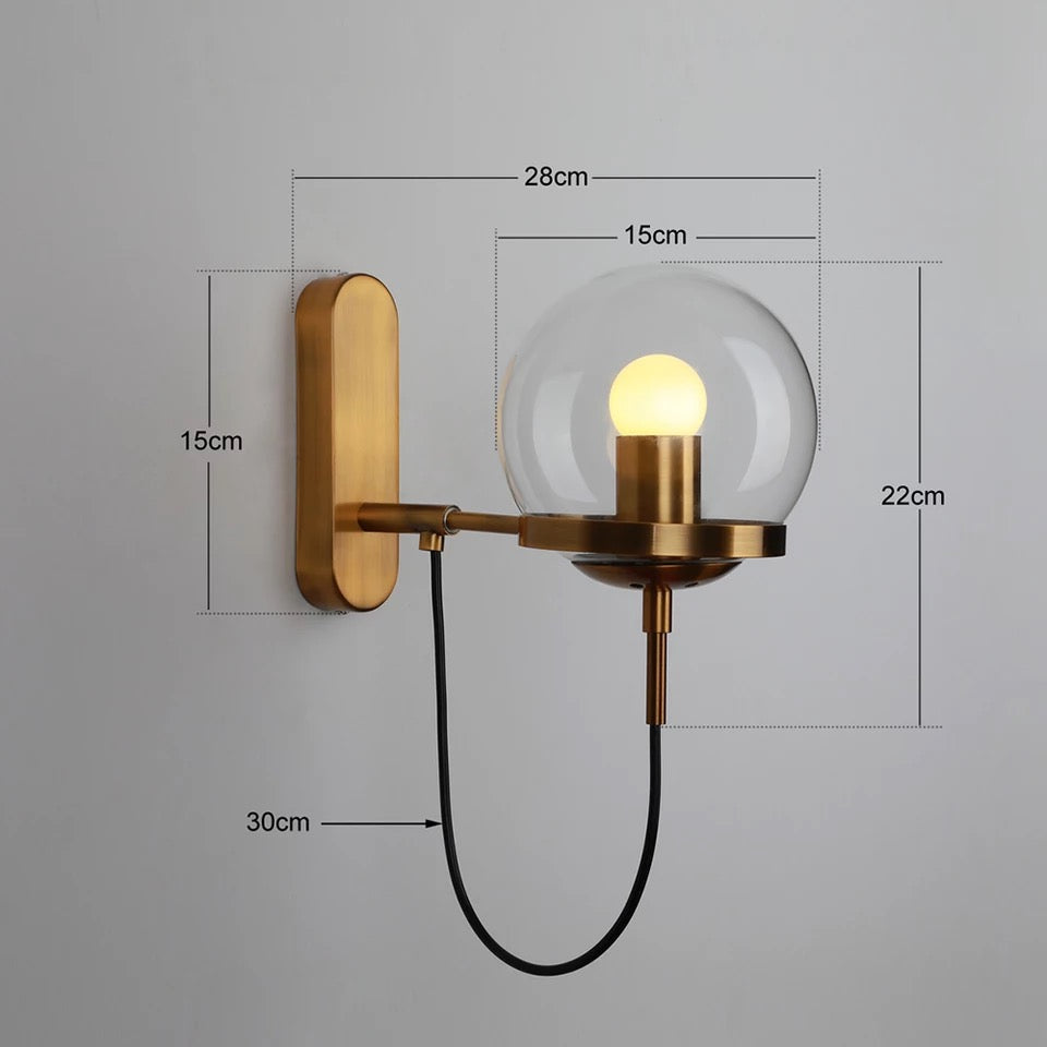 Modern Sphere Wall Lamp