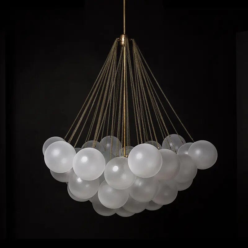 Frosted Ball Chandelier