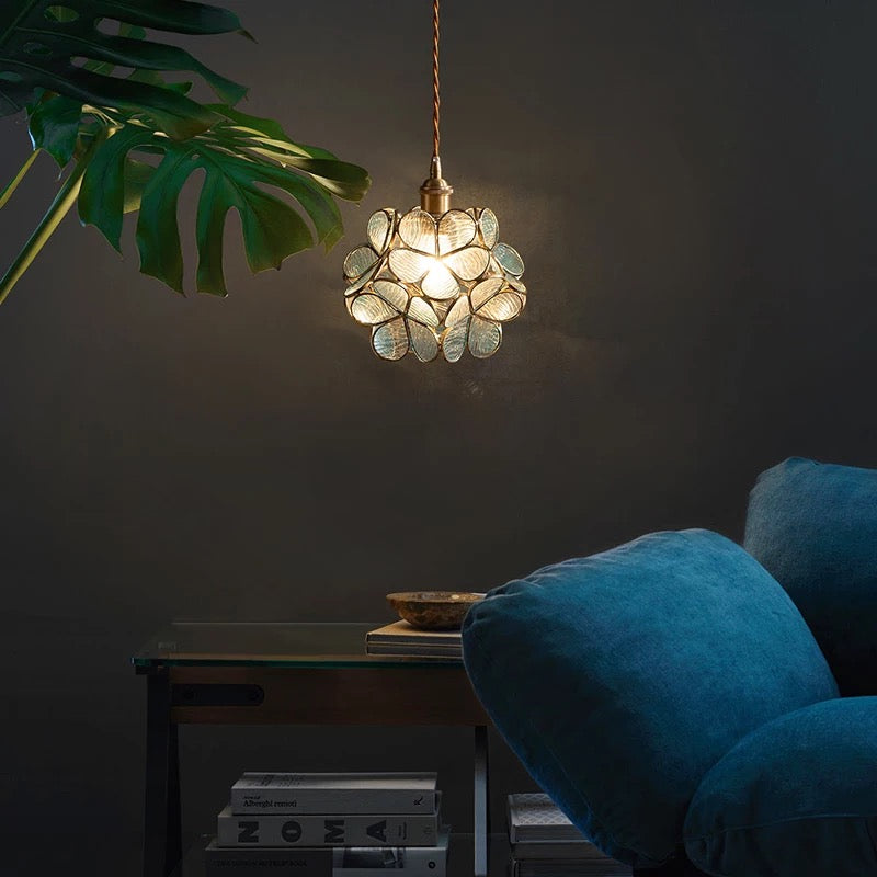 Nordic Flower Glass Pendant Lamp