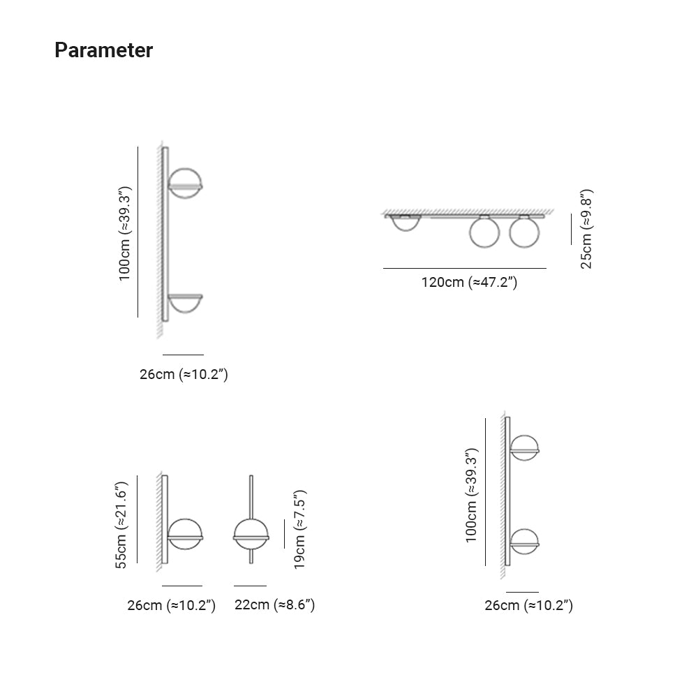 Lámpara de pared exterior de metal acrílico solar IP65 a prueba de agua con maceta Valentina Modern Globe