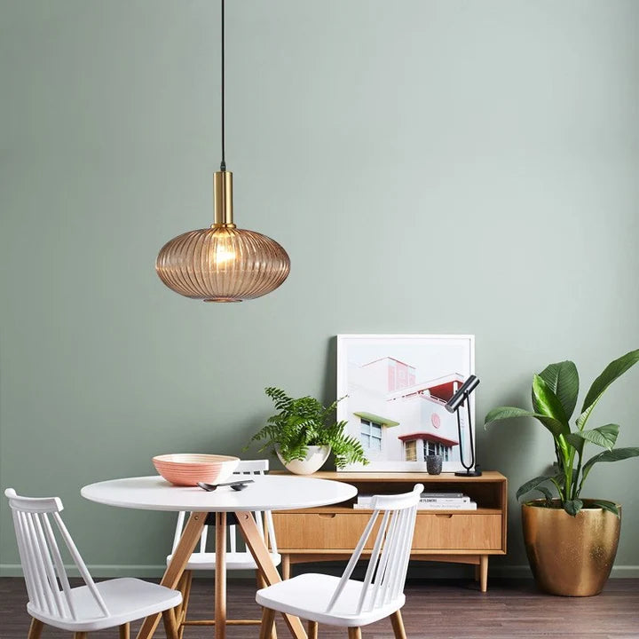 Nordic Dining Colorful Glass Pendant Lights