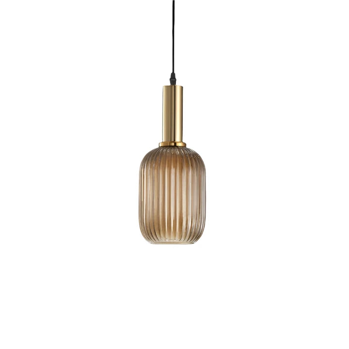 Nordic Colorful Glass Retro Pendant Light