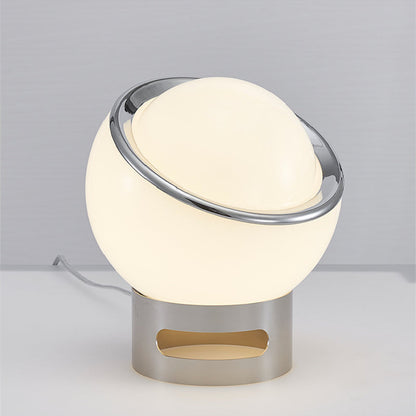 French Opal Bauhaus Table Lamp