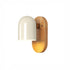 Kodama solid wood rotating wall light