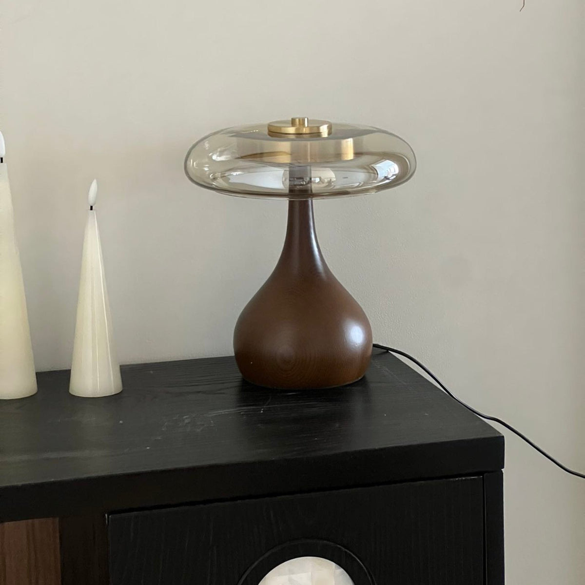 Kohaku lamp photographed at home