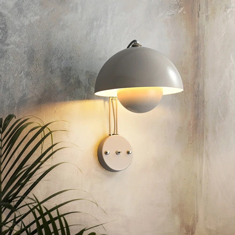 Nordic Style Mushroom Wall Lamp