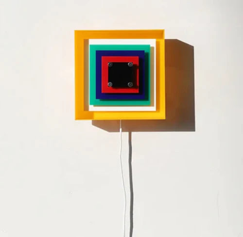 Memphis Bauhaus Style Medieval Wall Lamp