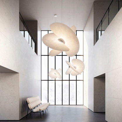 Sora Whisper Sculptural Fan Pendant Light