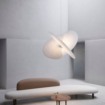 Sora Whisper Sculptural Fan Pendant Light