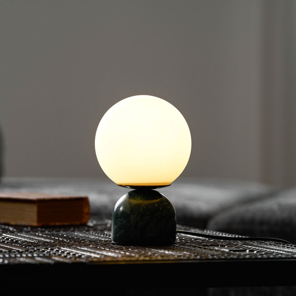 Luna Nordic marble table lamp