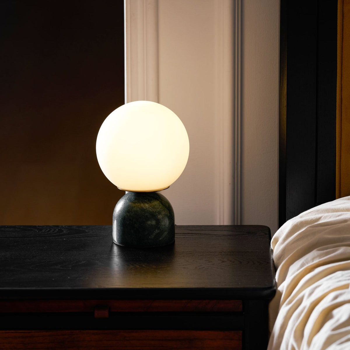 Luna Nordic marble table lamp