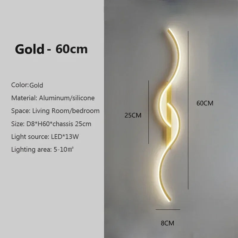 Sleek Linear LED Wall Lamp