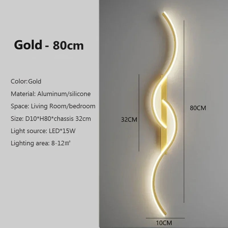 Sleek Linear LED Wall Lamp