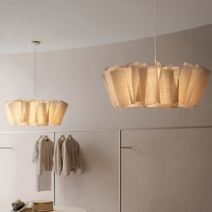 Nordic Creamy Fabric Shade Ainara Pendant Light