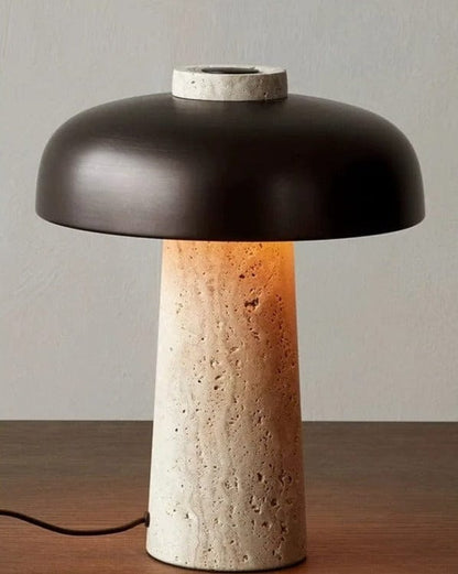 Lampe de table en forme de champignon en terrazzo au style simple - FAIT