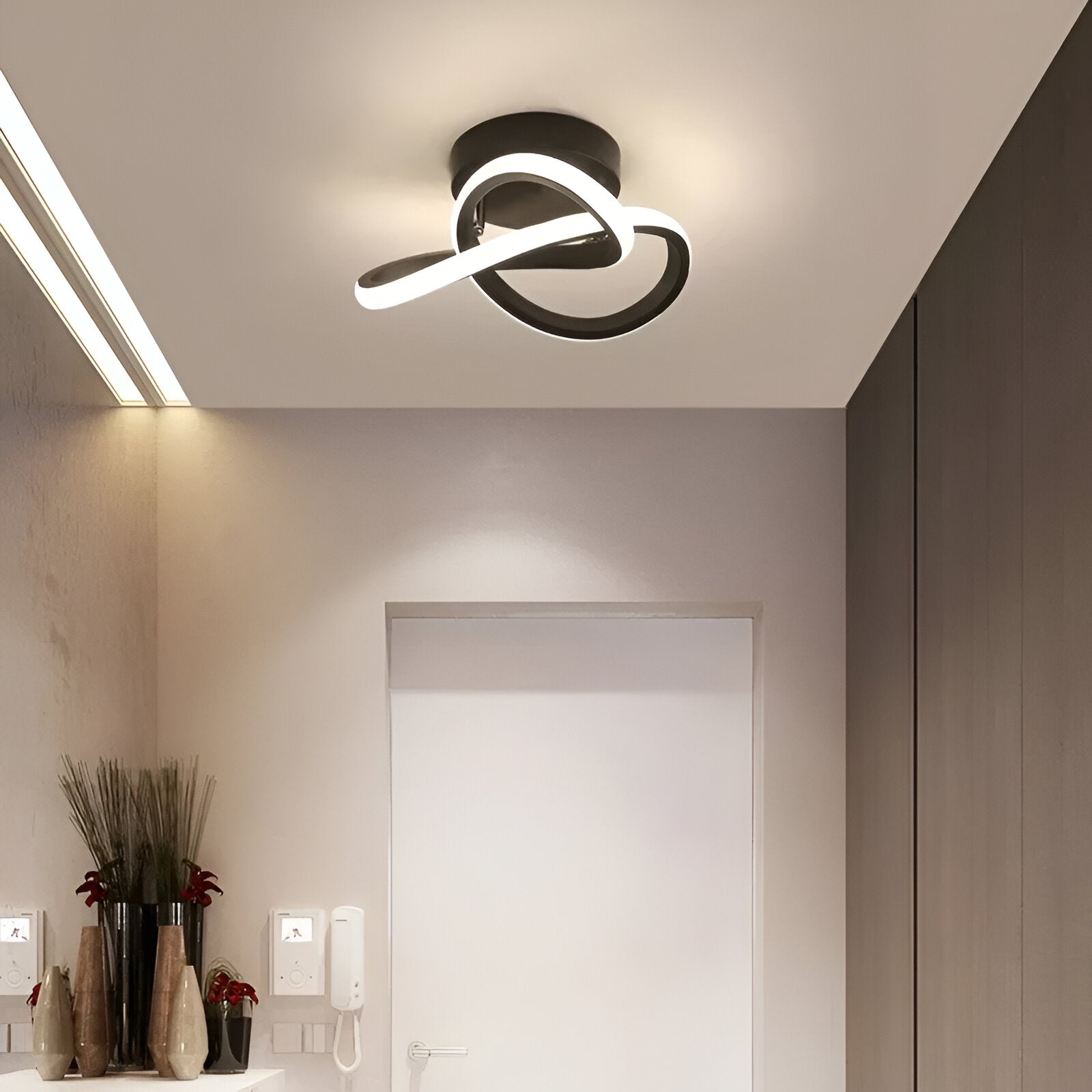 Trefoil Modern LED Wand- und Deckenleuchte