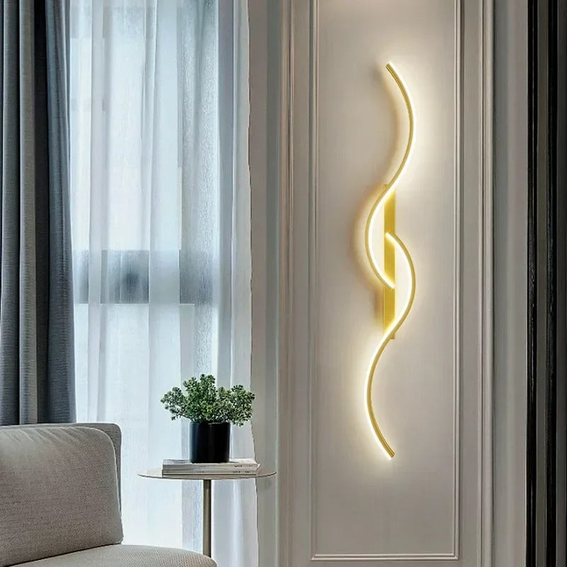 Lampada da parete LED lineare elegante