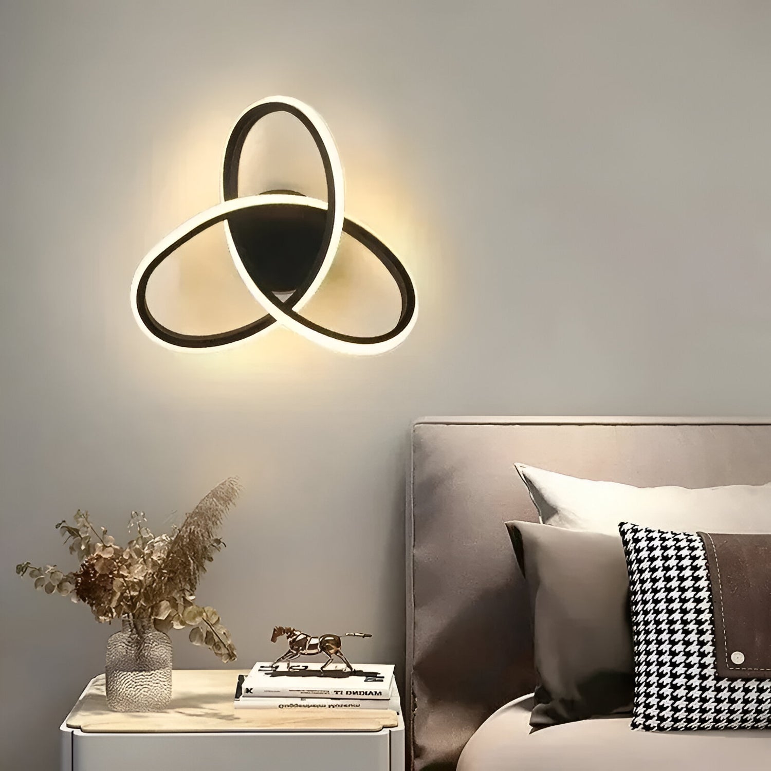 Lampe murale et plafond LED Trefoil Modern