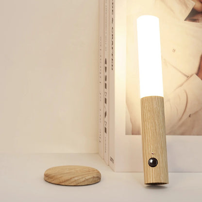 Magische Magnetische Holzlampe