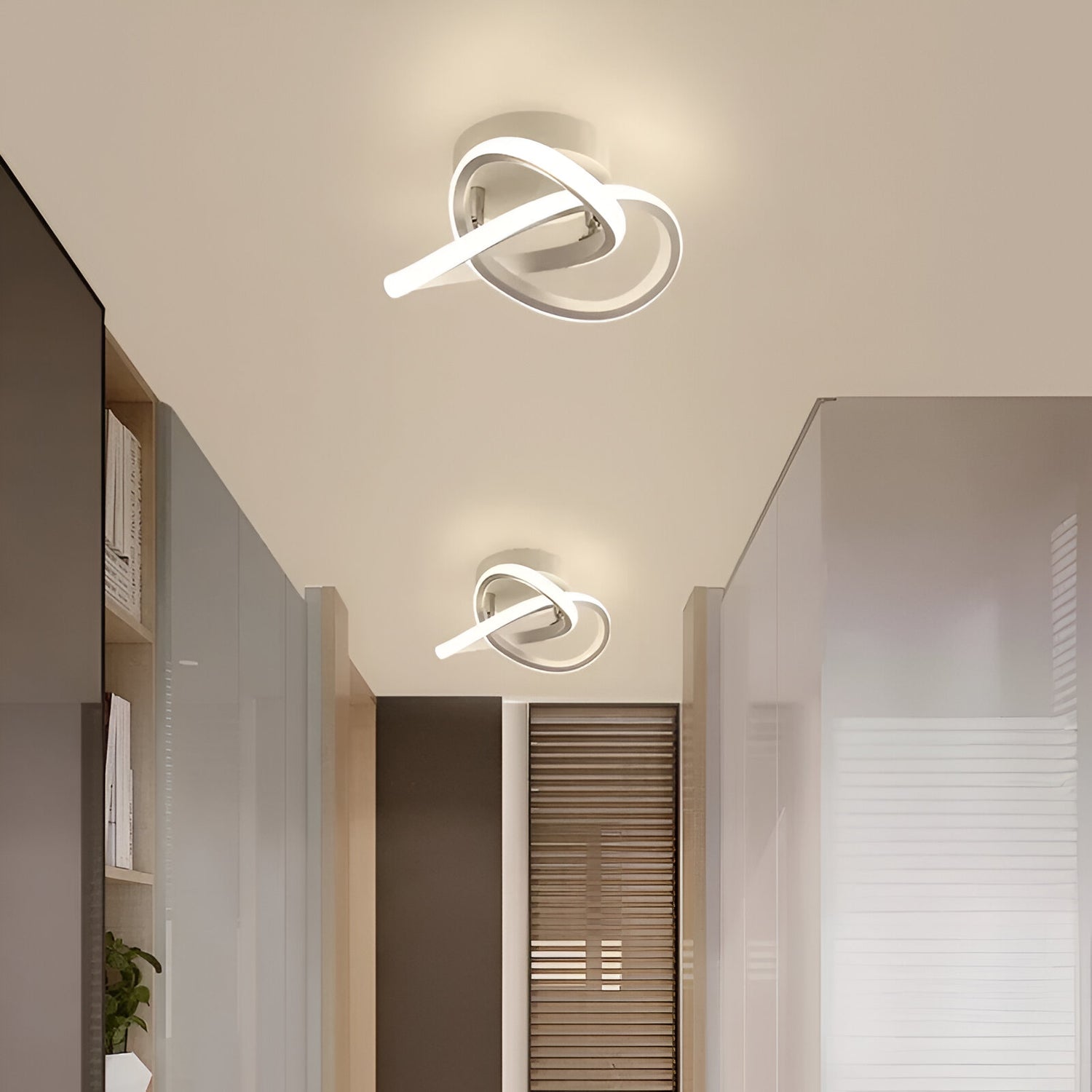 Lampe murale et plafond LED Trefoil Modern