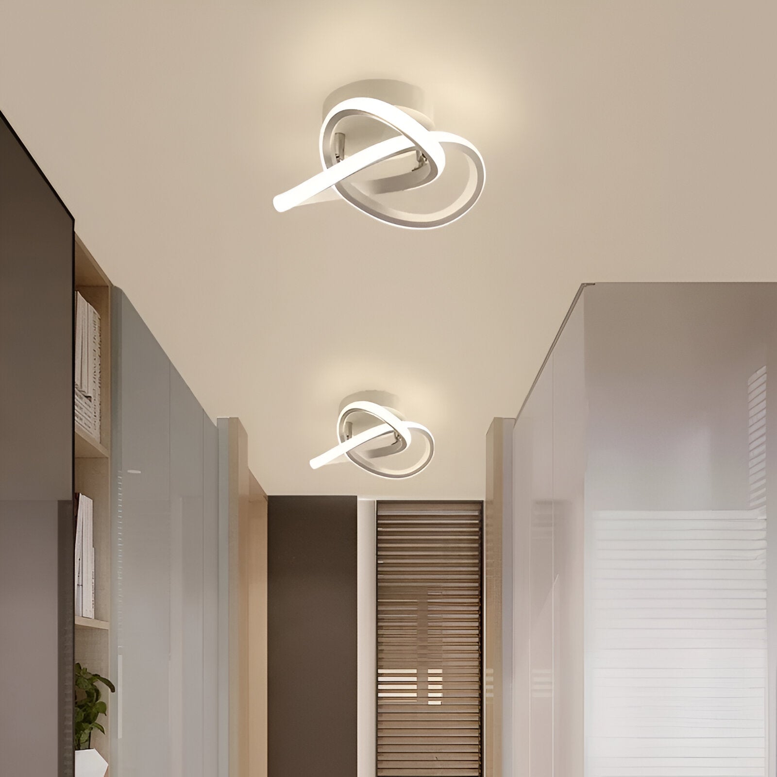 Lampada da parete e soffitto LED Trefoil Modern