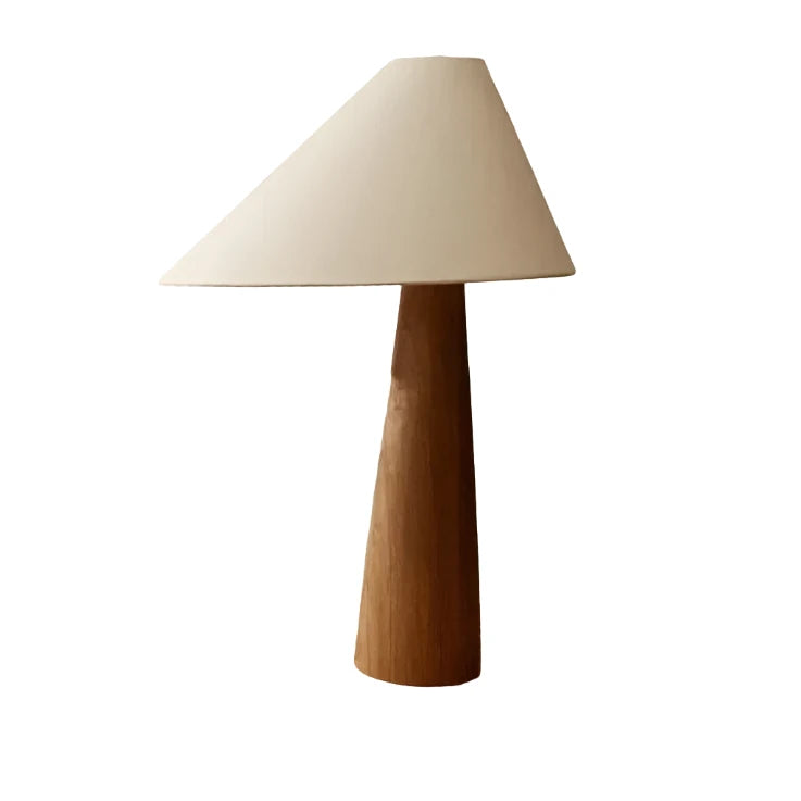 Lampe de table en bois Mushi