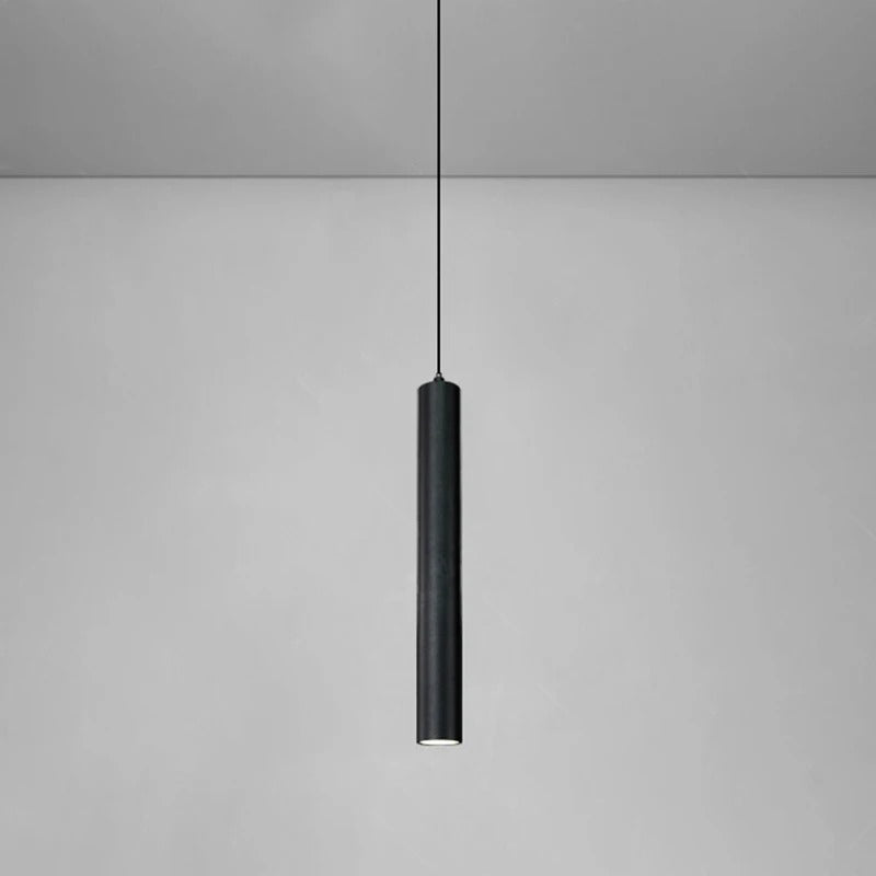 Modern Black Plated Pendant Light with LED Bulbs