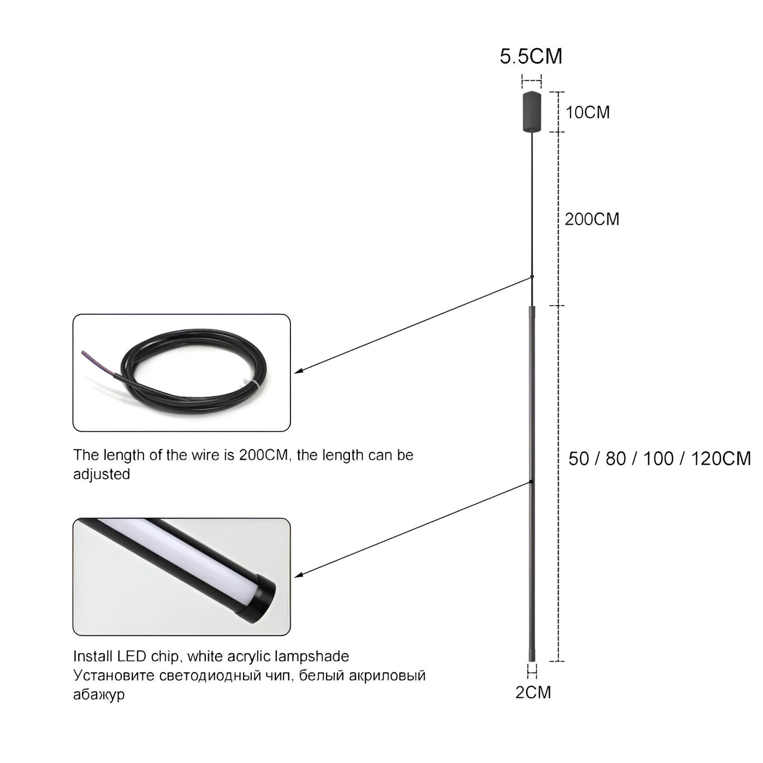 Nordic Durable Aluminum Asnara LED Pendant Light