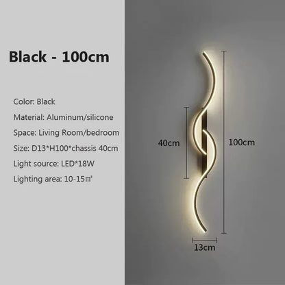 Sleek Linear LED Wall Lamp