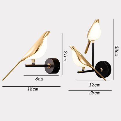 LumiVogel - Lámpara de Forma de Pájaro Moderna