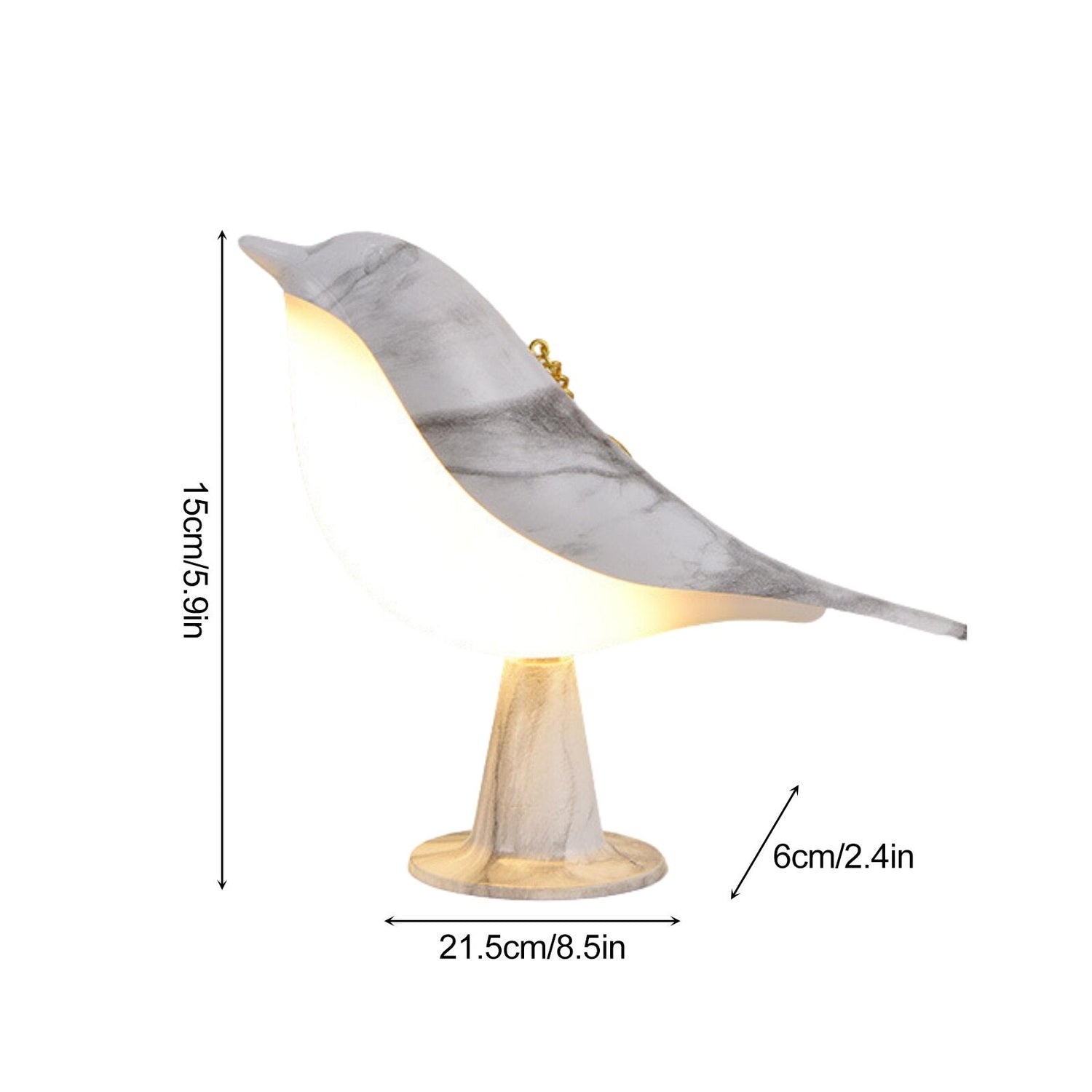 MissBird - Lampe Oiseau Élégante