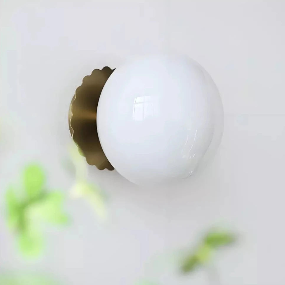 Nordic Pink Pearl Ball Wall Lamp