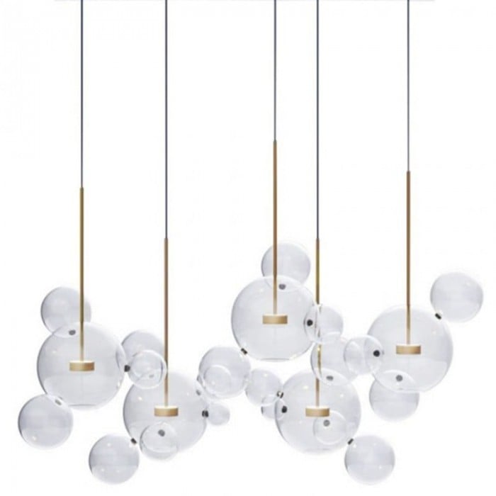 Aura Floating Nordic Bubble Glass Pendant Light