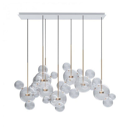 Aura Floating Nordic Bubble Glass Pendant Light
