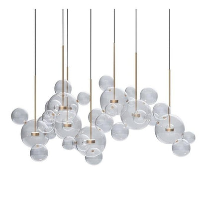 Aura Floating Nordic Bubble Glass Pendant Light