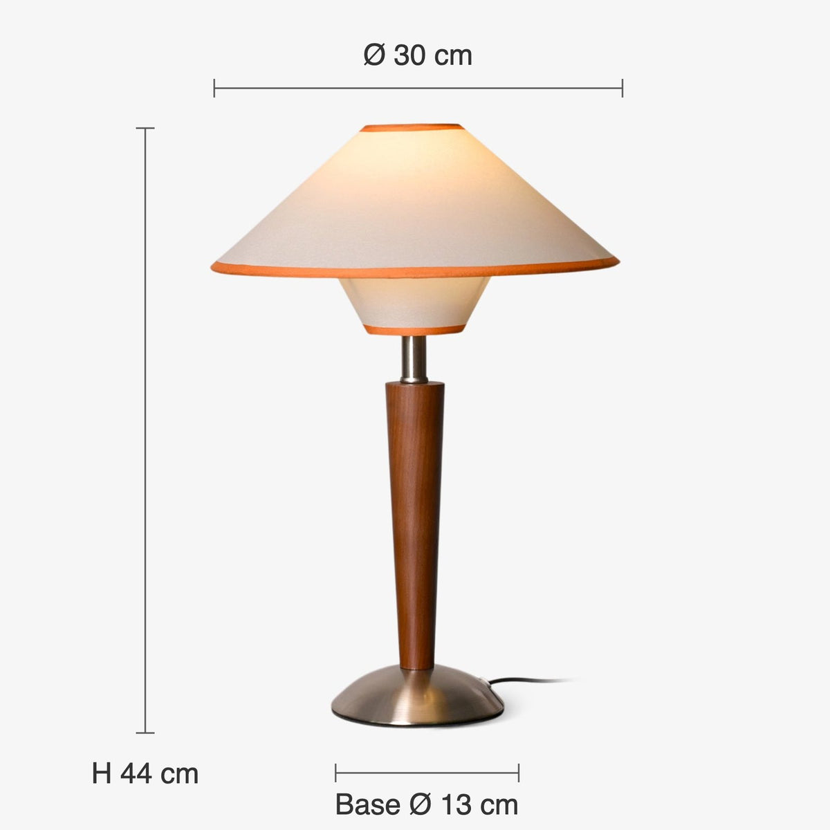 Mori table lamp dimensions
